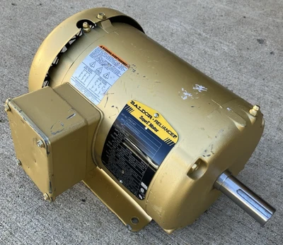 Baldor EM3546T 1HP AC Electric Motor 3Ph 230/460V 1770 RPM 143T Frame - Image 1 of 4