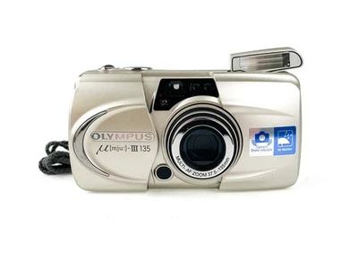 Olympus MJU III 135 Film Camera Compact 35mm Point and Shoot + Nr. Mint + Strap - Image 1 of 4