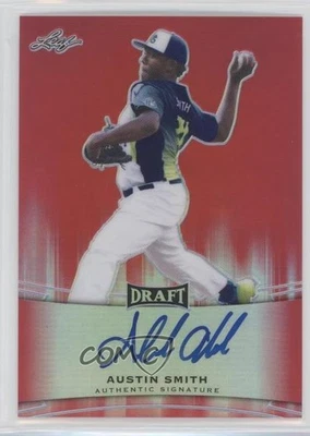 2015 Leaf Metal Draft Red Prismatic /5 Austin Smith #BA-AS2 Auto - Image 1 of 2