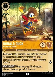 Donald Duck, Musketier Soldier - FOIL - Ursula's Return - Lorcana TCG - Bild 1 von 6