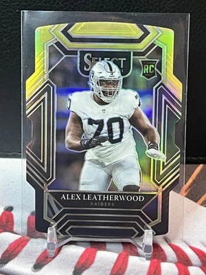 2021 Panini Select - Club Level Alex Leatherwood #286 Black & Gold Prizm Die-Cut - Image 1 of 2