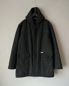 Katharine Hamnett schwerer grauer Wollmantel Dufflecoat Gr. XL - Bild 1 von 23