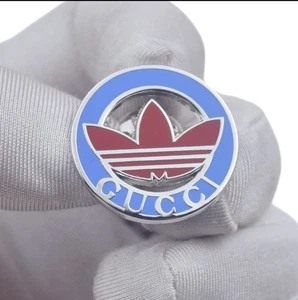 Gucci X Adidas Pin Brooch Unused - Picture 1 of 1