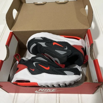 Nike Air Max Bolt Toddler Boy's Sneakers Size 6C Dark Gray Red New In Box - Image 1 of 4