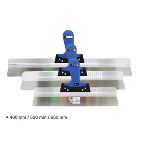 Spatola professionale per superfici rastrello lama in acciaio inox 0,4 mm, impugnatura ergonomica morbida 2K - Foto 1 di 4