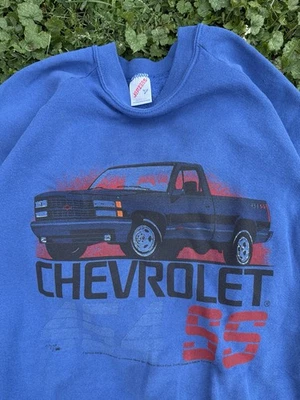 Vintage Chevrolet Chevy 454 SS Silverado Truck Sweater Crewneck Rare - Image 1 of 4