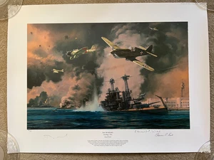 Day of Infamy by Anthony Saunders - ed of 350 - Pearl Harbor SIGNED - Picture 1 of 4