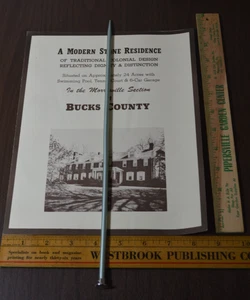 Morrisville Bucks County PA Residenz auf 24 Hektar alter Immobilienprospekt - Bild 1 von 5
