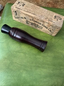 Herter's No. 383 Numara Type Goose Call, w/Original Box Calling Book Metal Reed - Picture 1 of 7