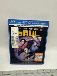 Paul (Blu-ray DVD 2011) With Slipcover - Rogen Bateman Weaver Wiig Pegg - Picture 1 of 7