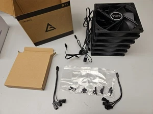 ANTEC 5 Pack 120 mm Case Fan Low Noise P12 Series - Picture 1 of 8