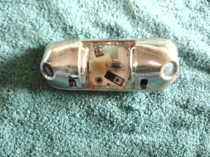1980-1996 Ford F-150 F-250 F-350 Bronco Overhead Chrome Dome Light OEM No Lens - Picture 1 of 4