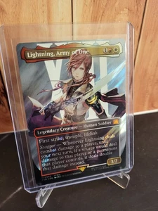 2025 Magic The Gathering Final Fantasy Lightning, Army of One (Lámina de Personaje Surge) #0545 * Casi nuevo - Imagen 1 de 1