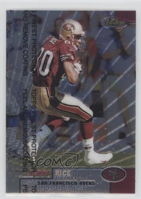 1999 Topps Finest Jerry Rice #60 HOF - Image 1 of 2
