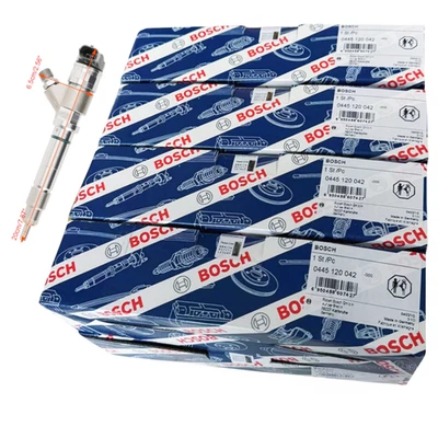 8x 0445120042 For Bosch Chevy GMC Duramax LBZ Hummer 2006-07 6.6L Fuel Injectors - Imagem 1 de 4