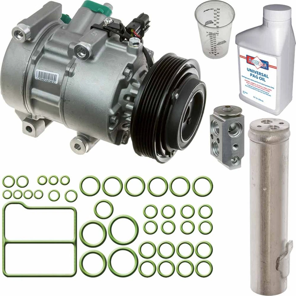 Compresor de aire acondicionado Omega para Kia Sportage 2011 con kit de reparación de aire acondicionado GAP Foto 1 de 1