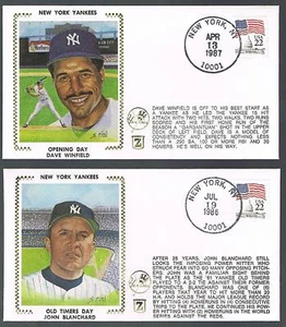 Silk Cachet Apr 1987 Opening Day Dave Winfield Yankees - Picture 1 of 1