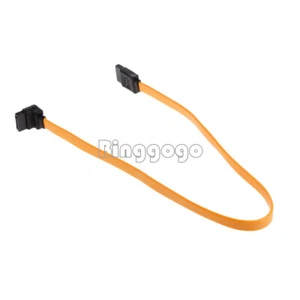 2PCS Serial SATA ATA RAID DATA HDD Hard Signal Drive Cable Straight-Right Angle - Bild 1 von 4