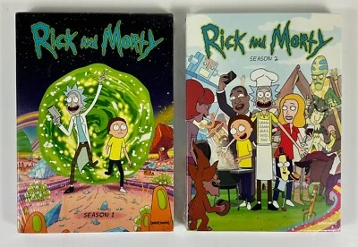 Rick and Morty Season One & Two DVD Set Brand New Factory Sealed Adult Swim - Image 1 of 4
