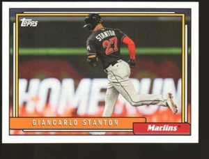 2017 Topps Archives #276 - Giancarlo Stanton - Miami Marlins 17-165 - Picture 1 of 2