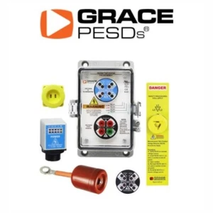1 DAY SHIPS  GRACE R-3W-KB-L   R3WKBL VOLT INDICATOR ALERT LABEL  ROHS COMPLIANT - Picture 1 of 1