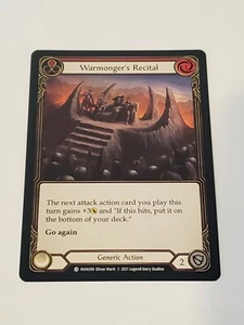 Kriegstreiberabend (rot) Monarch 1. Auflage NM Flesh And Blood tcg - Bild 1 von 2