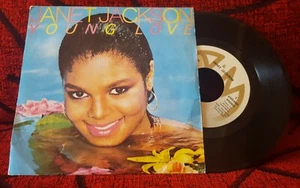 JANET JACKSON ** Young Love / The Magic Is Working ** RARE 1982 Spain 7" Single - Picture 1 of 4