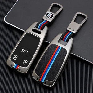 Key Fob Case Shell Bag Cover For Audi A4 A5 S4 S5 Q5 Q7 TT 2017-2025 Accessories - Picture 1 of 9