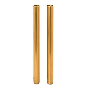 41mm Fork Tubes for Harley Touring 1986-2013 Road King Street Electra Glide Gold - Picture 1 of 12