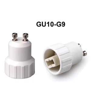 GU10 To G9 Light Bulb Base Socket Light Bulb Lamp Adaptor Converter Holder Lot - Picture 1 of 9
