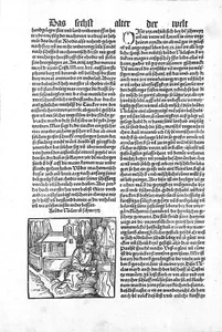 Antique map, Schonsperger/Schedel, 1496, Bruder Niclas zu Schweyrz - Picture 1 of 1