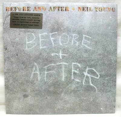 NEW & Sealed Neil Young "Before And After" LP Clear Vinyl Record Secure Shipping - Image 1 of 2