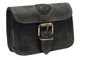 Greenburry Vintage Gürteltasche Ledertasche Bauchtasche Leder grün - Picture 1 of 3