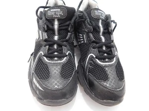 Skechers Women’s Tone Ups Fitness Sneakers Black on Black w/Silver Size 9 - Picture 1 of 8