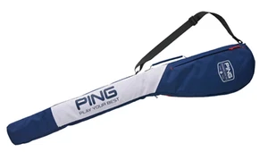 ZK Ping Japan Golf Carry Caddy Club Case Bag 5-6 Clubs GB-N2509 Navy White - Picture 1 of 1
