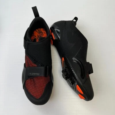 Nike Zapato Hombres 9.5 SuperRep Ciclismo Bicicleta Negro Parte Superior Baja Venzo Placa Correa Tenis Ne Foto 1 de 4