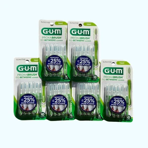 GUM Proxabrush Go-Betweens - Tight (6 Packs) Interdental Brushes for Superior - Picture 1 of 6