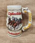 Vintage 1980’s Budweiser￼ Clydesdale Beer Stein/Mug Ceramarte Brazil Promotional for sale