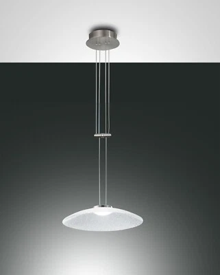 Fabas Luce LED Lampadario Hängelampe Scrub 1-Flg 3345-42-241 Argento / Chiaro - Immagine 1 di 4