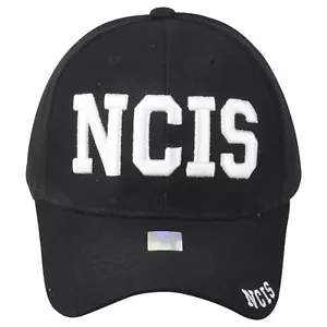 NCIS Naval Criminal Investigative Services TV Show Law Black Adjustable Hat Cap - Picture 1 of 4