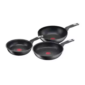 Tefal Unlimited Induction Non-Stick Triple Pack 24 & 28cm Frypan & 28cm Wok - Picture 1 of 5