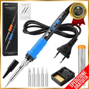 Saldatore a Stagno 60W Saldatore Professionale di Precisione TEMPERATURA regolab - Foto 1 di 9