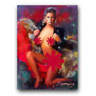 Gig Gangel #22 Art Card Limited 34/50 Edward Vela Signed (Censored)