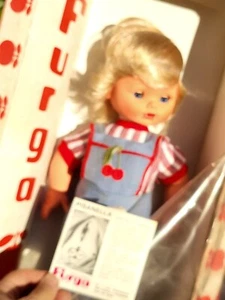 Kein Blechspielzeug 60er Jahre Puppe/Bambola FURGA-Italien MINIFURGA "47 PISANELLA" neuwertig im Karton. - Bild 1 von 24