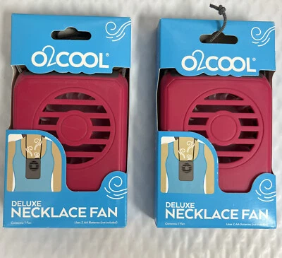 Collar O2COOL Deluxe 2,5 pulgadas Ventilador personal a batería de 1 velocidad Foto 1 de 3