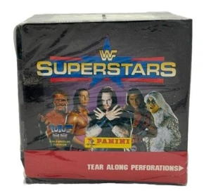Panini WWF 1997 Superstars sticker box Display Rocky Maivia originally sealed - Bild 1 von 1