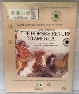 Smithsonian Book+Cassette -After Columbus:The Horse's Return to America- WRAPPED - Picture 1 of 6