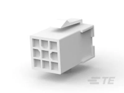 Steckverbinder Mini Universal MATE-N-LOK Buchsen Gehäuse 9polig RM4,14mm rastend