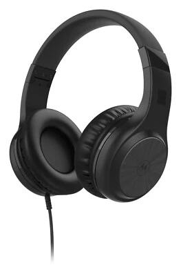 Motorola Moto XT120 Over-Ear Wired Headphones with Microphone for Calls & Music - Image 1 of 4