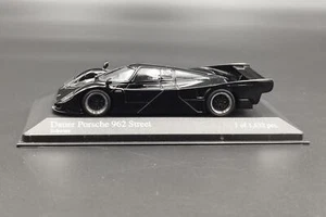1:43 Porsche 962 Dauer Street Black Minichamps - Foto 1 di 4